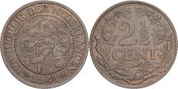 World Coins - Netherlands, Wilhelmina I, 2-1/2 Cent, 1941, Bronze, , KM:150