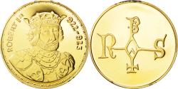 World Coins - France, Medal, Les Rois de France, Robert Ier, History, , Vermeil