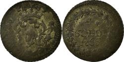 World Coins - Coin, ITALIAN STATES, CORSICA, General Pasquale Paoli, 4 Soldi, 1766, Murato