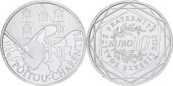 World Coins - France, 10 Euro, Euros des régions, Poitou-Charente, 2010, Silver,