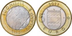 World Coins - Finland, 5 Euro, Province de Uusimaa, 2011, Vantaa, , Bi-Metallic