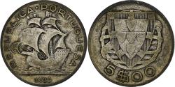 World Coins - Portugal, 5 Escudos, 1933, Silver, , KM:581