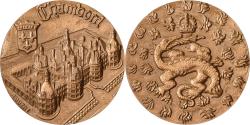 World Coins - France, Medal, Le Château de Chambord, François Ier, Salamandre, Bronze