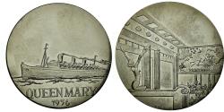 World Coins - France, Medal, Les Grands Transatlantiques, Queen Mary, C. Gondard,