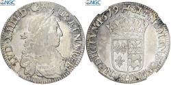 World Coins - France, Louis XIV, Écu de Béarn au buste juvénile, 1679, Pau, TOP POP