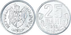 World Coins - Coin, Moldova, 25 Bani, 1993, , Aluminum, KM:3