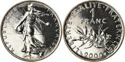World Coins - Coin, France, Semeuse, Franc, 2000, Paris, , Nickel, KM:925.2, Gadoury:474