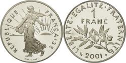 World Coins - Coin, France, Semeuse, Franc, 2001, , Nickel, KM:925.2, Gadoury:474b