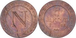 World Coins - France, Napoleon I, 5 Centimes, 1808, Strasbourg, Copper, , Gadoury:127