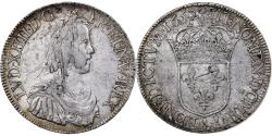 World Coins - France, Louis XIV, Écu à la mèche longue, 1652, Paris, Silver,