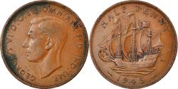 World Coins - Coin, Great Britain, George VI, 1/2 Penny, 1945, , Bronze, KM:844