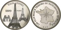 World Coins - France, Medal, Tour Eiffel, Copper-nickel,
