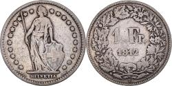 World Coins - Coin, Switzerland, Franc, 1912, Bern, , Silver, KM:24