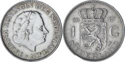 World Coins - Coin, Netherlands, Juliana, Gulden, 1957, Utrecht, , Silver, KM:184