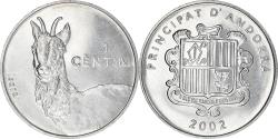 World Coins - Coin, Andorra, Centim, 2002, Isard, , Aluminum, KM:177