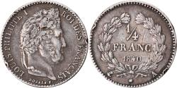 World Coins - Coin, France, Louis-Philippe, 1/4 Franc, 1840, Paris, , Silver