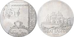 World Coins - France, Medal, Les Grands Transatlantiques, Great Eastern, Nickel, C. Gondard