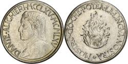World Coins - Italy, Token, Dante Alighieri, 1965, Nickel Clad Steel,