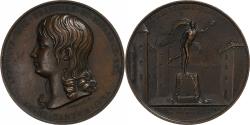 World Coins - France, Medal, Louis XVII, Prison du Temple, 1814-1826, Bronze,