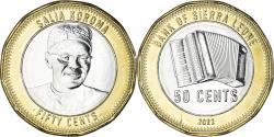 World Coins - Coin, Sierra Leone, 50 Cents, 2022, Salla Koroma, , Bi-Metallic
