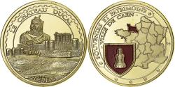 World Coins - France, Token, Caen - Château ducal, Copper-nickel Aluminium, Souvenirs et