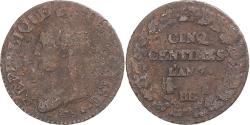 World Coins - Coin, France, Dupré, 5 Centimes, AN 7, Strasbourg, , Copper