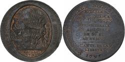 World Coins - France, Monneron de 5 Sols au serment, 1792 / AN 4, Birmingham, Copper