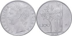 World Coins - Italy, 100 Lire, 1959, Rome, Stainless Steel, , KM:96.1