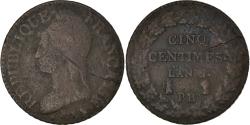 World Coins - Coin, France, Dupré, 5 Centimes, 1798, Strasbourg, , Bronze, KM:640.4