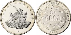 World Coins - Germany, Medal, 10 Euro Europa, 1998, Silver Plated Copper,
