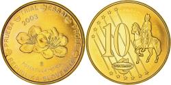 World Coins - Slovenia, 10 Euro Cent, 2003, unofficial private coin, , Copper Plated