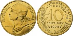 World Coins - France, 10 Centimes, Marianne, 1978, Paris, Aluminum-Bronze,