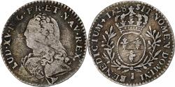 World Coins - France, Louis XV, 1/10 Écu aux branches d'olivier, 1728, Limoges, Silver