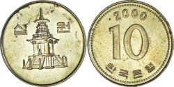 World Coins - Coin, KOREA-SOUTH, 10 Won, 2000