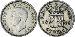 World Coins - Coin, Great Britain, 6 Pence, 1946