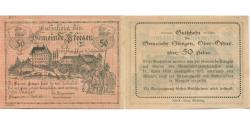 World Coins - Banknote, Austria, Steegen, 50 Heller, château, 1920, UNC(63), Mehl:FS 1012Ic1