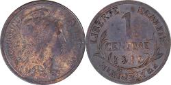 World Coins - Coin, France, Centime, 1919