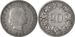 World Coins - Coin, Switzerland, 20 Rappen, 1885