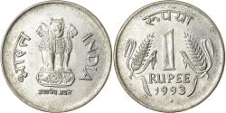 World Coins - Coin, INDIA-REPUBLIC, Rupee, 1993, , Stainless Steel, KM:92.1