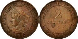 World Coins - Coin, France, Cérès, 2 Centimes, 1882, Paris, , Bronze, Gadoury:105