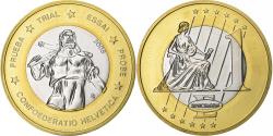 World Coins - Switzerland, Euro, unofficial private coin, 2005, Bi-Metallic,