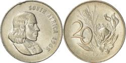 World Coins - Coin, South Africa, 20 Cents, 1965