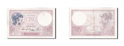 World Coins - Banknote, France, 5 Francs, 5 F 1917-1940 ''Violet'', 1939, 1939-09-14