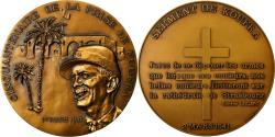 World Coins - France, Medal, Cinquantenaire de la Prise de Koufra, Général Leclerc, 1941