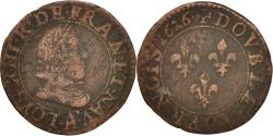 World Coins - Coin, France, Louis XIII, Double tournois, buste juvénile, Double Tournois