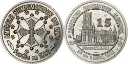 World Coins - France, Medal, Euro des villes, 15 Ecus d'Albi, 1995, Silver,