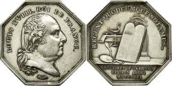 World Coins - France, Token, Louis XVIII, Notaires de l'Arrondissement de Laon, 1816, Silver