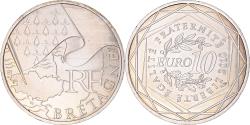 World Coins - France, 10 Euro, Bretagne, Euros des régions, 2010, Paris, , Silver
