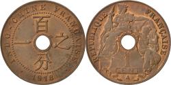 World Coins - Coin, French Indochina, Cent, 1918, Paris, , Bronze, KM:12.1