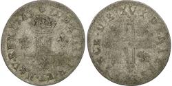 World Coins - Coin, France, Louis XIV, XV Deniers (pièce de), 15 Deniers, 1713, Metz